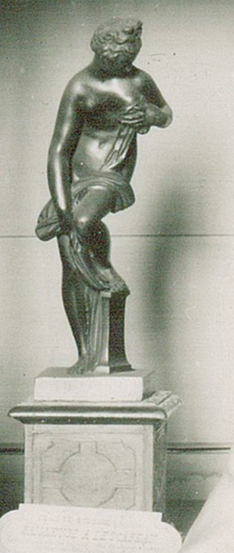 Baigneuse à l'escabeau, Jean de Bologne, 1608–1624