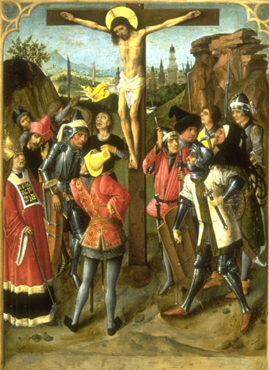 La Crucifixion ; Polyptyque de la Manne, Manne Maitre De La, 15e siècle