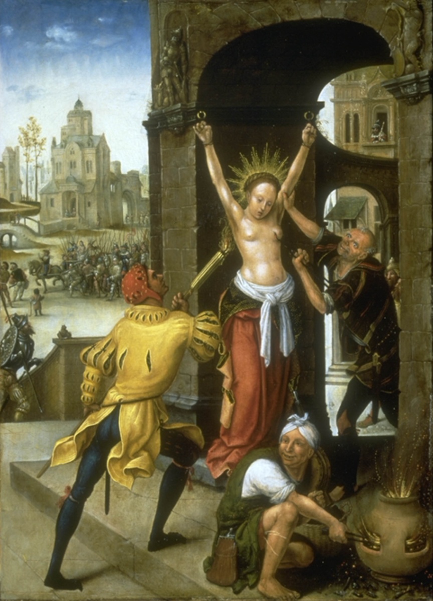 Le Martyre de sainte Barbe, Jean Bellegambe, 1528