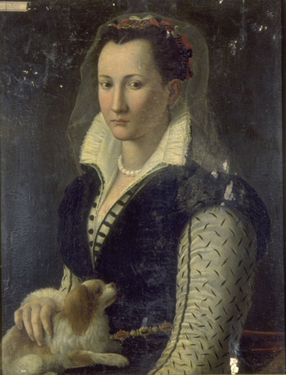 Portrait d'Eléonore de Tolède, Alessandro Allori, 1er quart 17e siècle