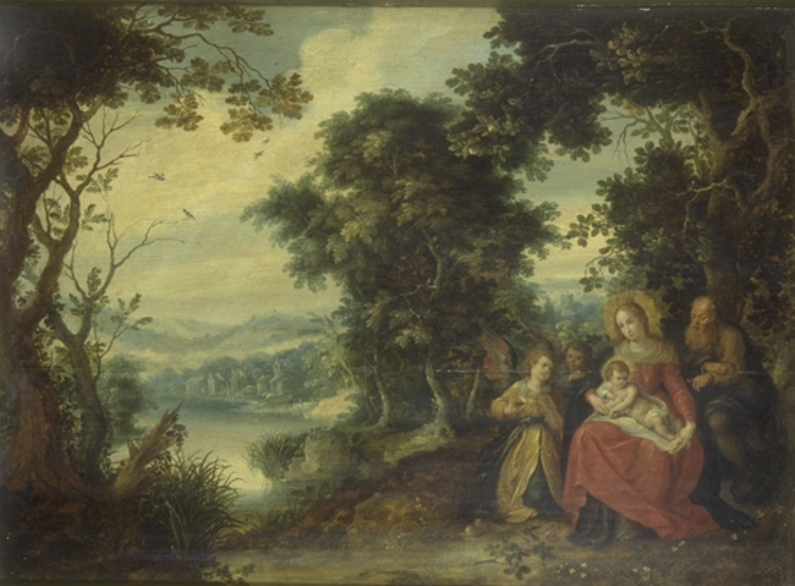 La Sainte Famille, Abraham Govaerts, 1er quart 17e siècle