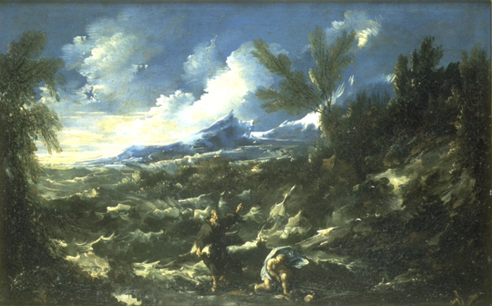 Saint Augustin et l'enfant à la coquille, Alessandro Magnasco, 18e siècle (1ère moitié)