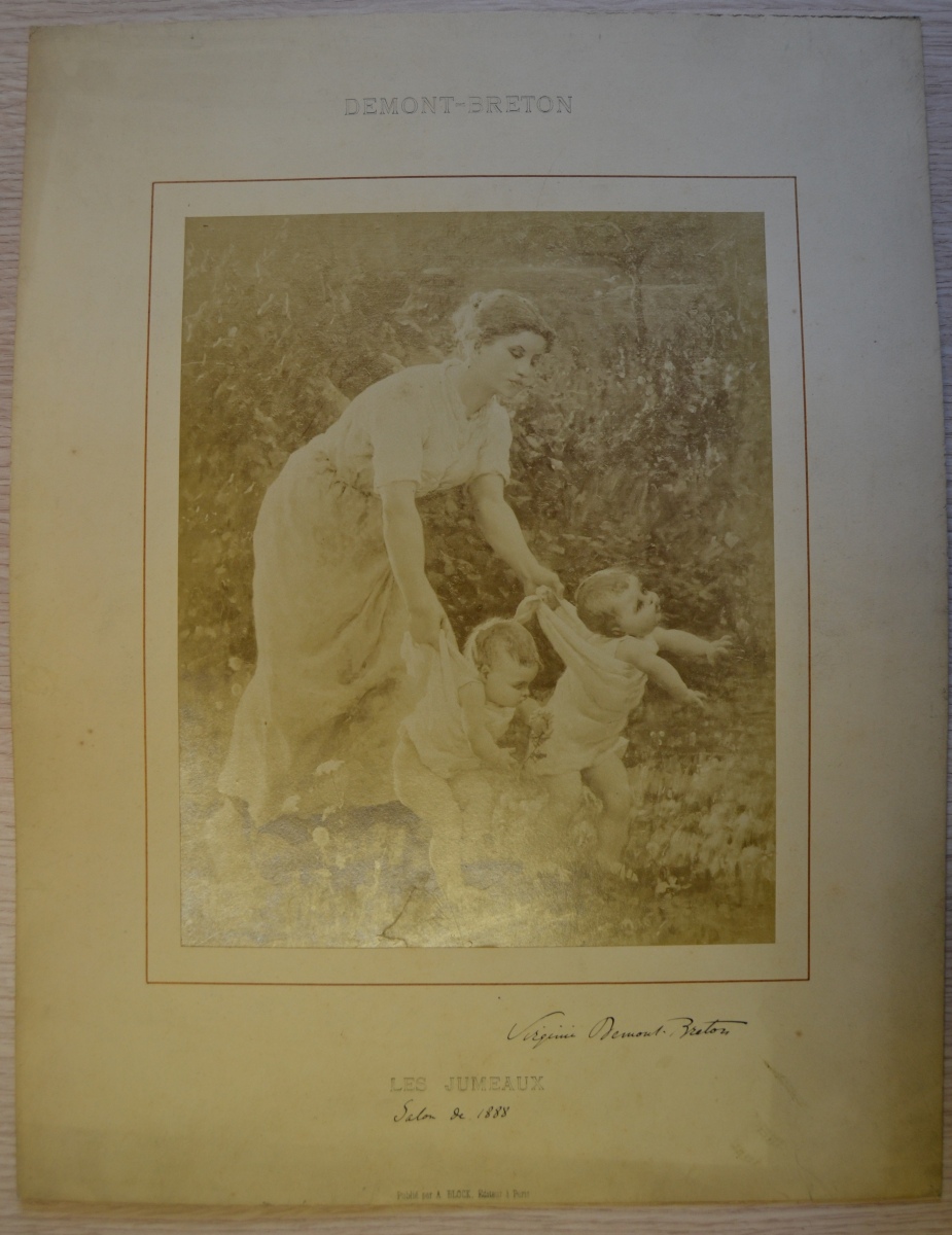 Les Jumeaux, Virginie Demont-Breton, 4e quart 19e siècle