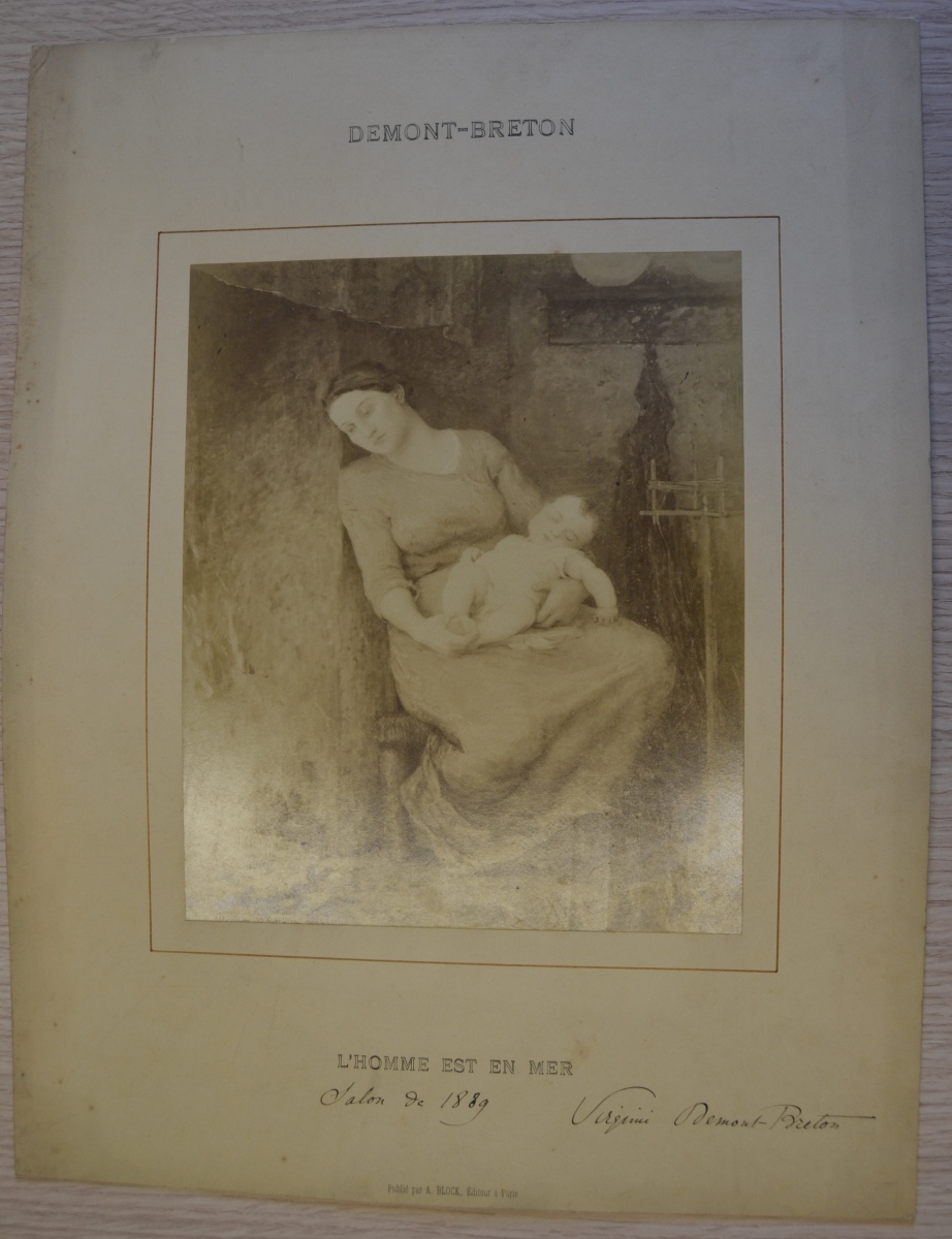 L'Homme est en mer, Virginie Demont-Breton, 4e quart 19e siècle