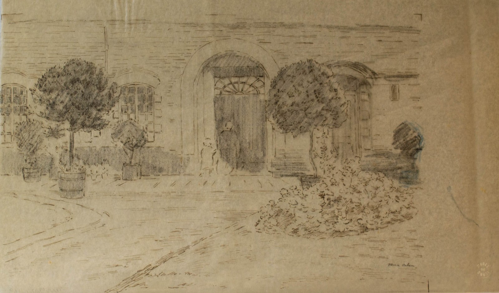 Entrée d'une maison, Marie Duhem