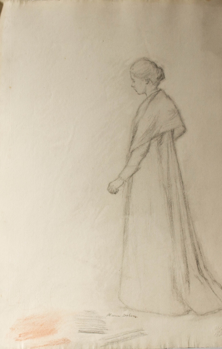 Femme de profil, Marie Duhem