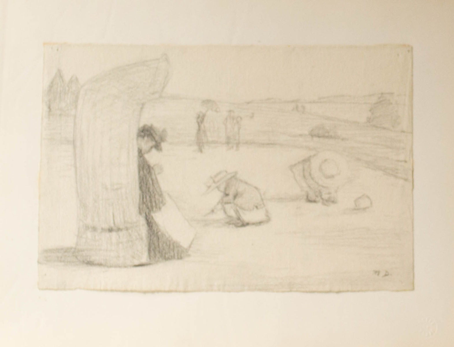 Scène de plage, Marie Duhem