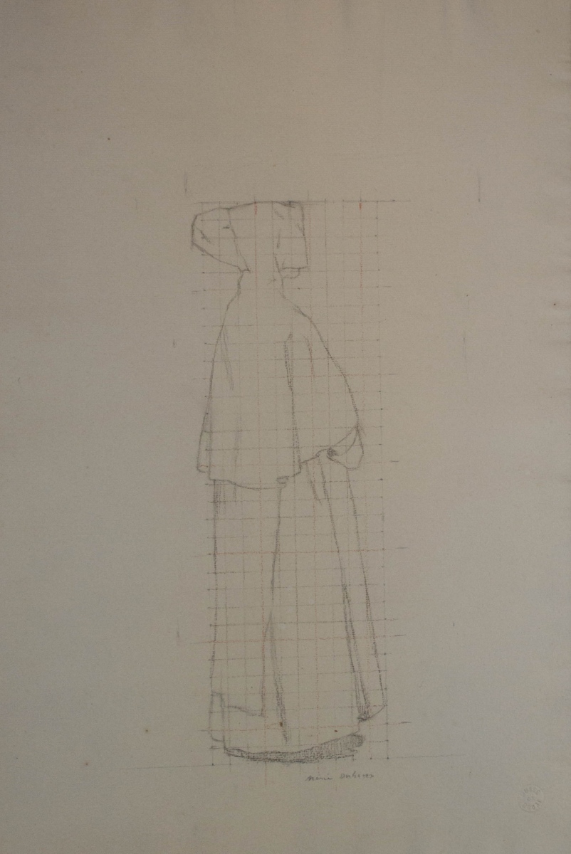 Religieuse de dos, Marie Duhem