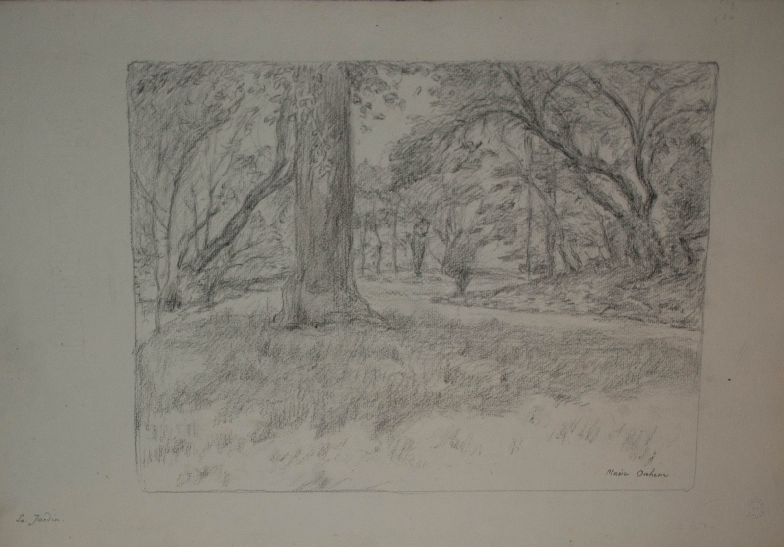 Le jardin, Marie Duhem