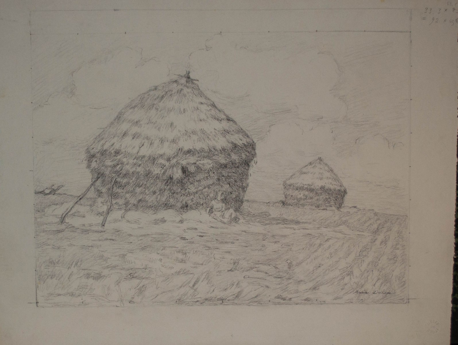 Meules de foin, Marie Duhem