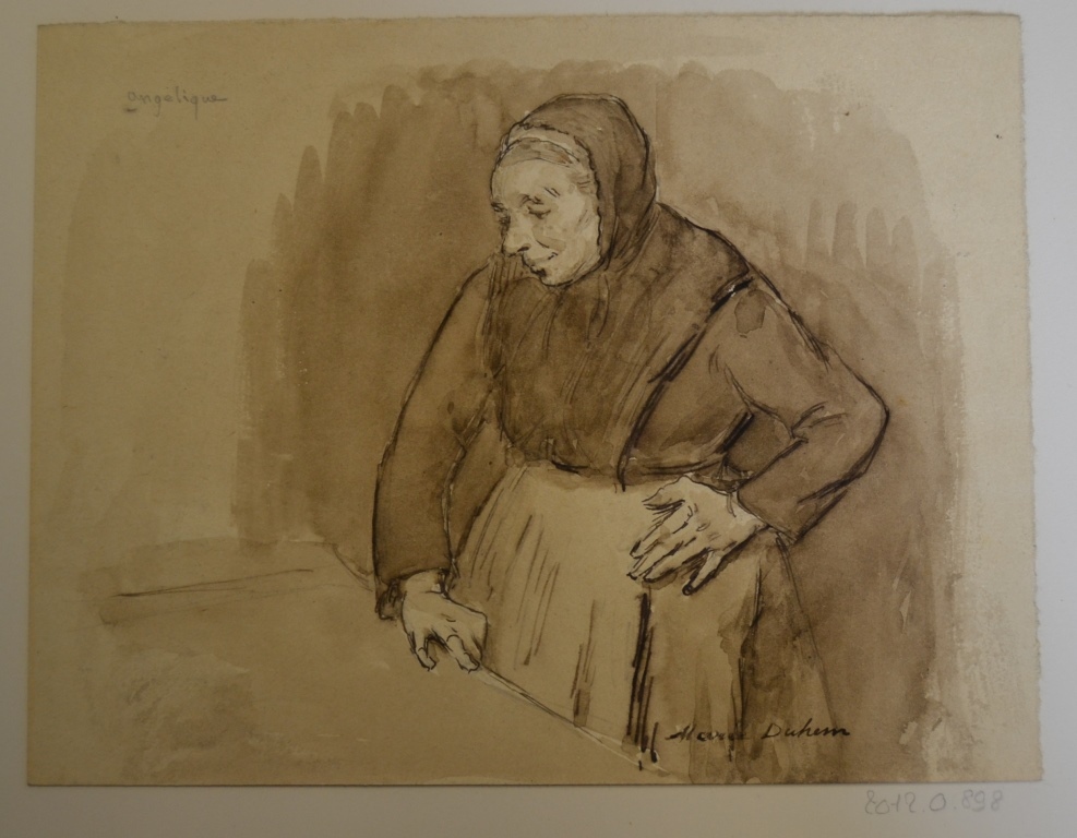 Angélique attendrie, Marie Duhem, 19e siècle (2e moitié), 20e siècle (1ère moitié)