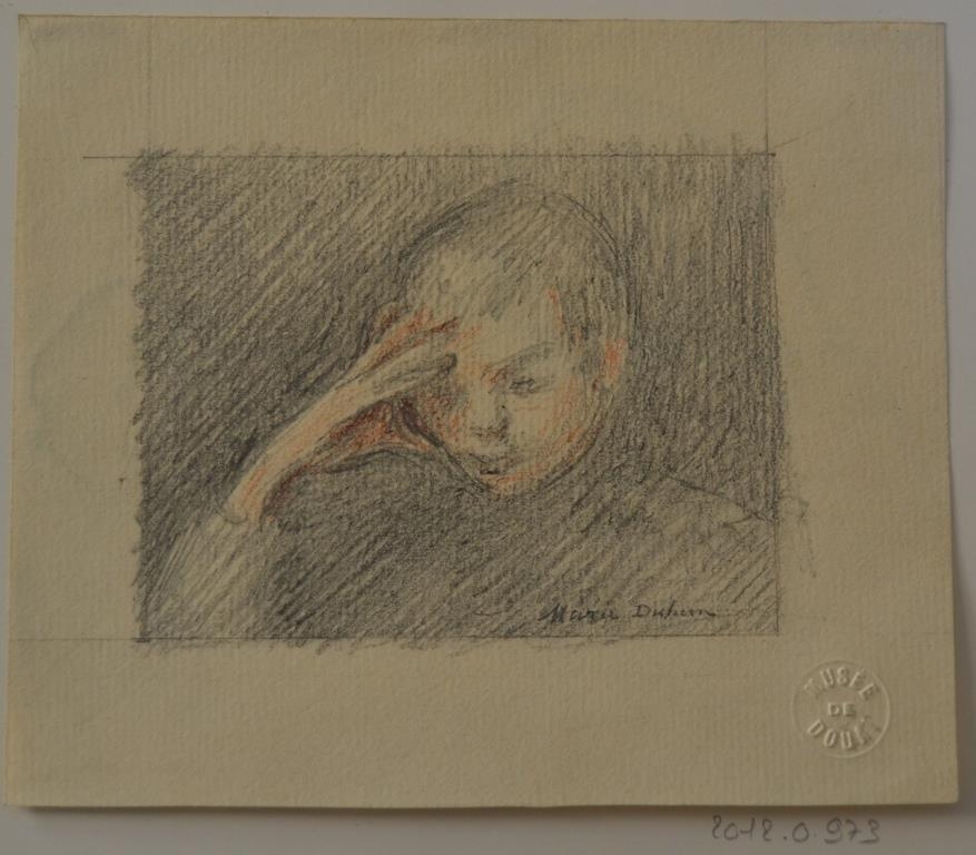 Rémy Duhem somnolant, Marie Duhem, 2e moitié 19e siècle, 1ère moitié 20e siècle