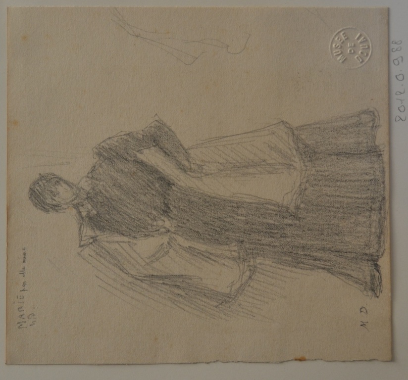 Autoportrait en châle, Marie Duhem, 2e moitié 19e siècle, 1ère moitié 20e siècle