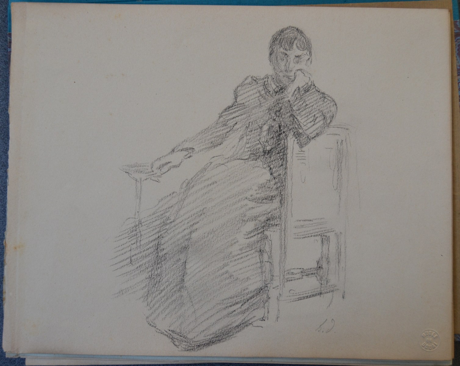 Marie se reposant, Henri Duhem, 2e moitié 19e siècle, 1ère moitié 20e siècle
