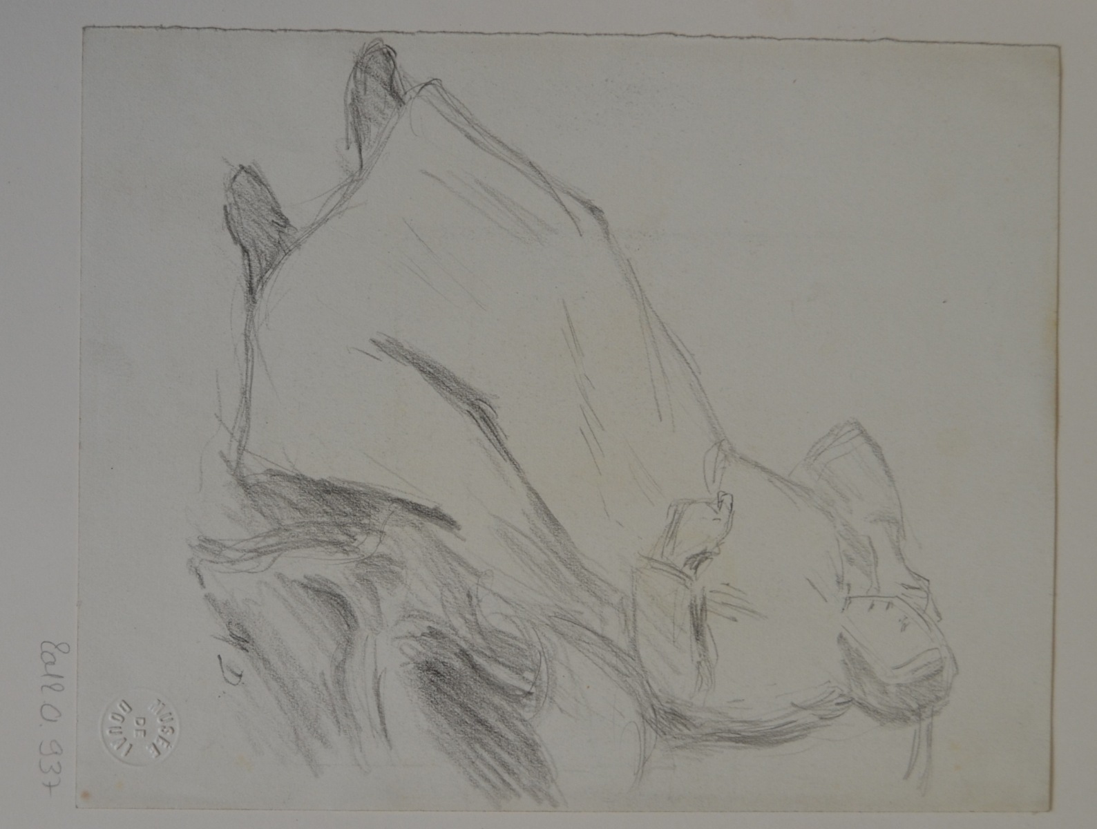 Angélique faisant la sieste, Marie Duhem, 2e moitié 19e siècle, 1ère moitié 20e siècle