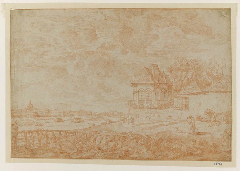 Le pavillon de la duchesse du Maine à l'Arsenal, Simon-Mathurin Lantara