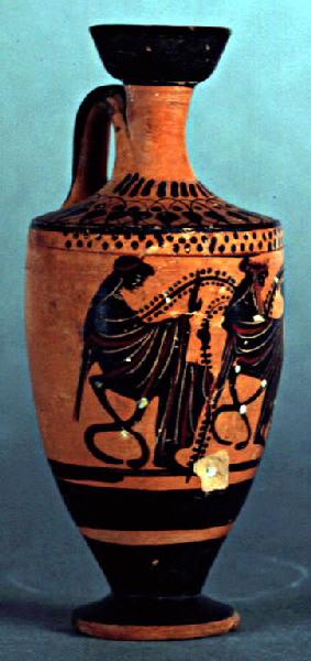 Dionysos entre deux ménades_0