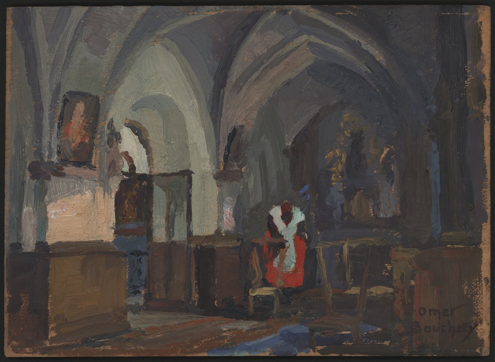 Oratoire des soeurs Augustines- Hôpital St Sauveur (l'), Omer Bouchery, 1926