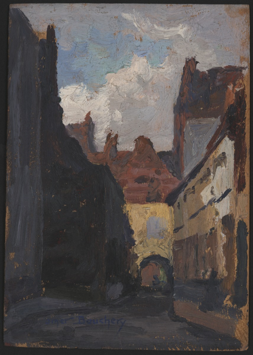 Cour des Brigittines, Omer Bouchery, 1927