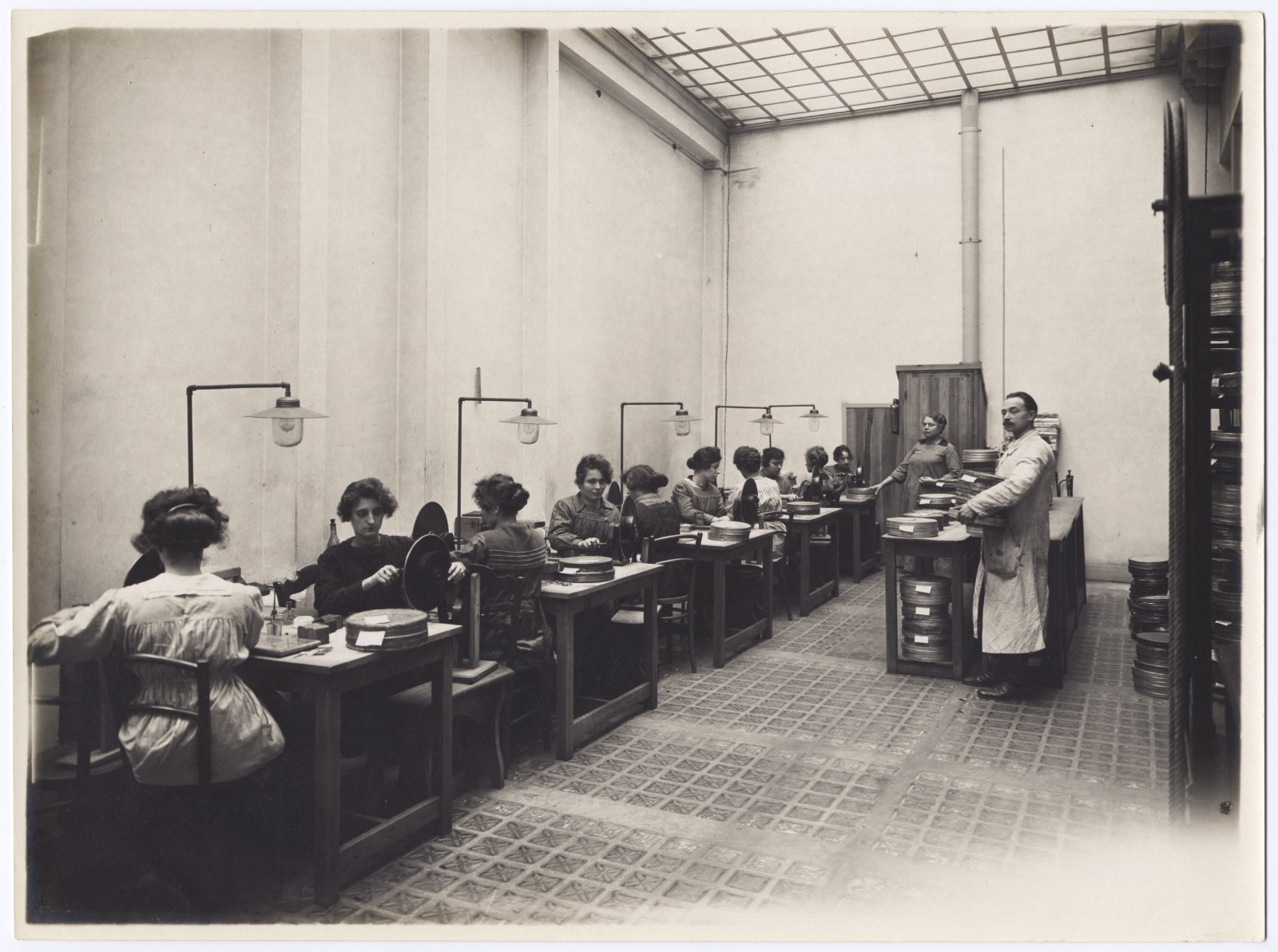 Atelier de l'agence de cinématographie (Titre factice), Jean Pasquero, 1922