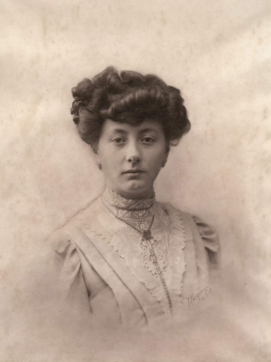 Portrait crayon de Melle Colbrant, Jean Pasquero, 1908