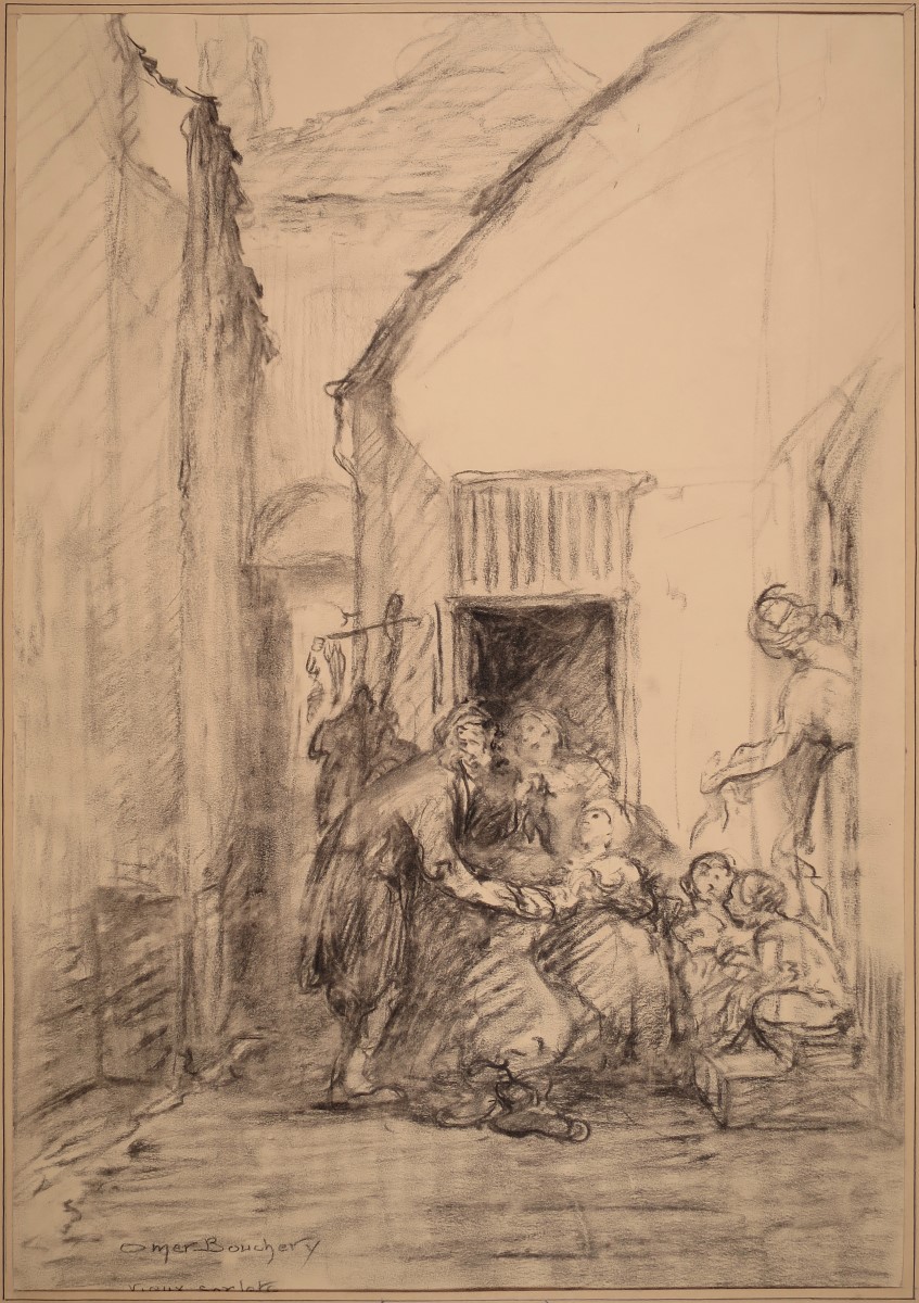 Vieux Sorlets (Titre d'origine) ; Personnage croqué ; Dessin humoristique_0