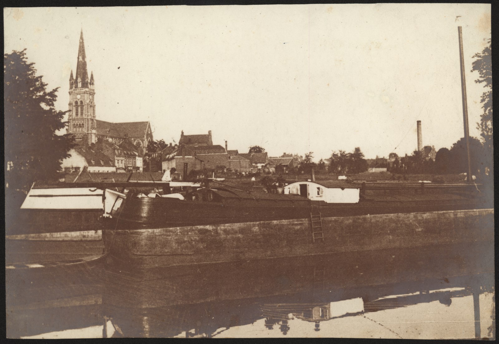 Vue d'Haubourdin, 3e quart 19e siècle