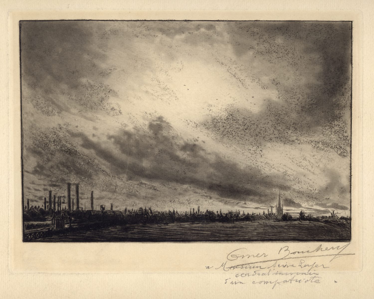 Impression du Nord ; Usines de Fives, Omer Bouchery, 1902