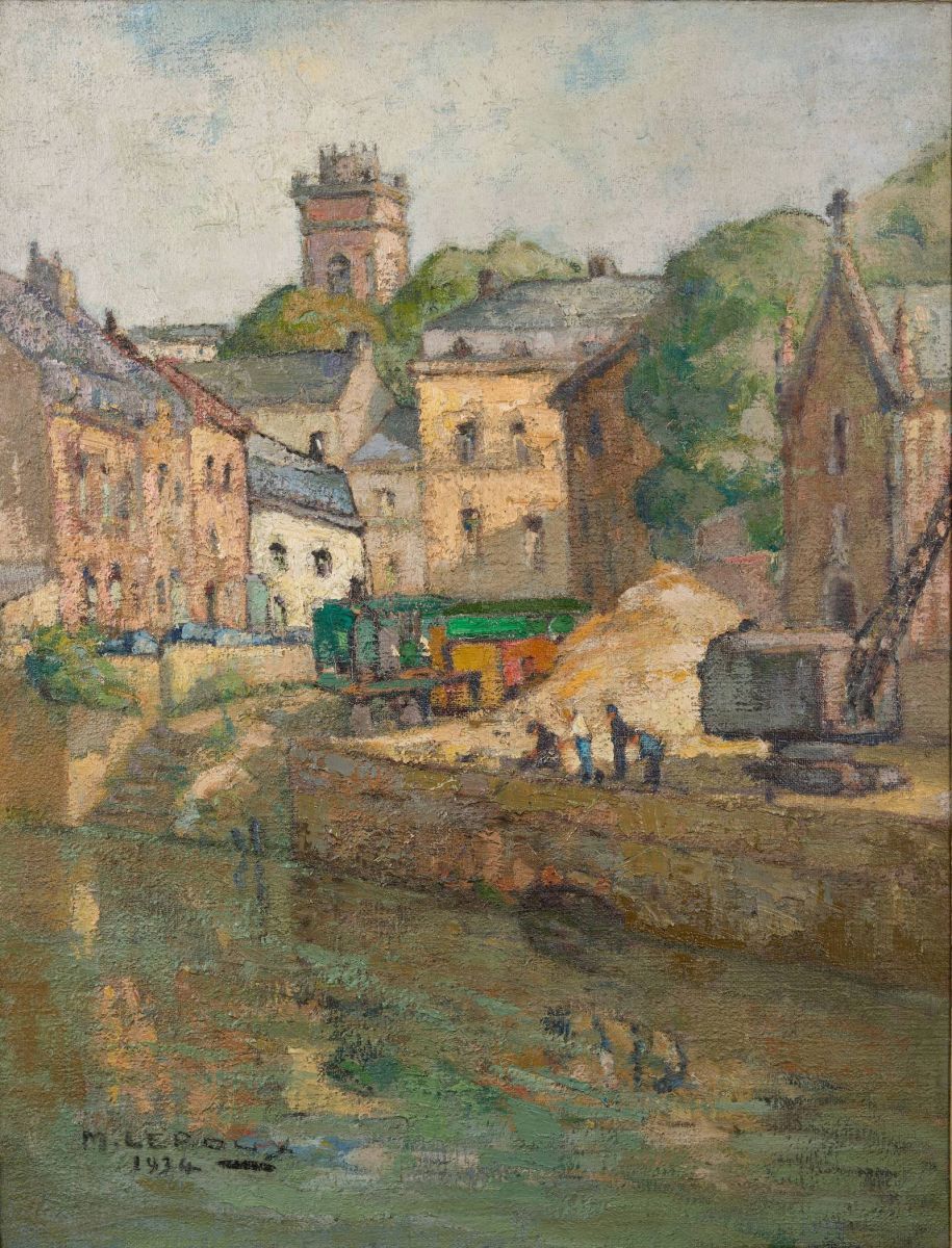 Vue de Maubeuge, Martial Leroux, 1934