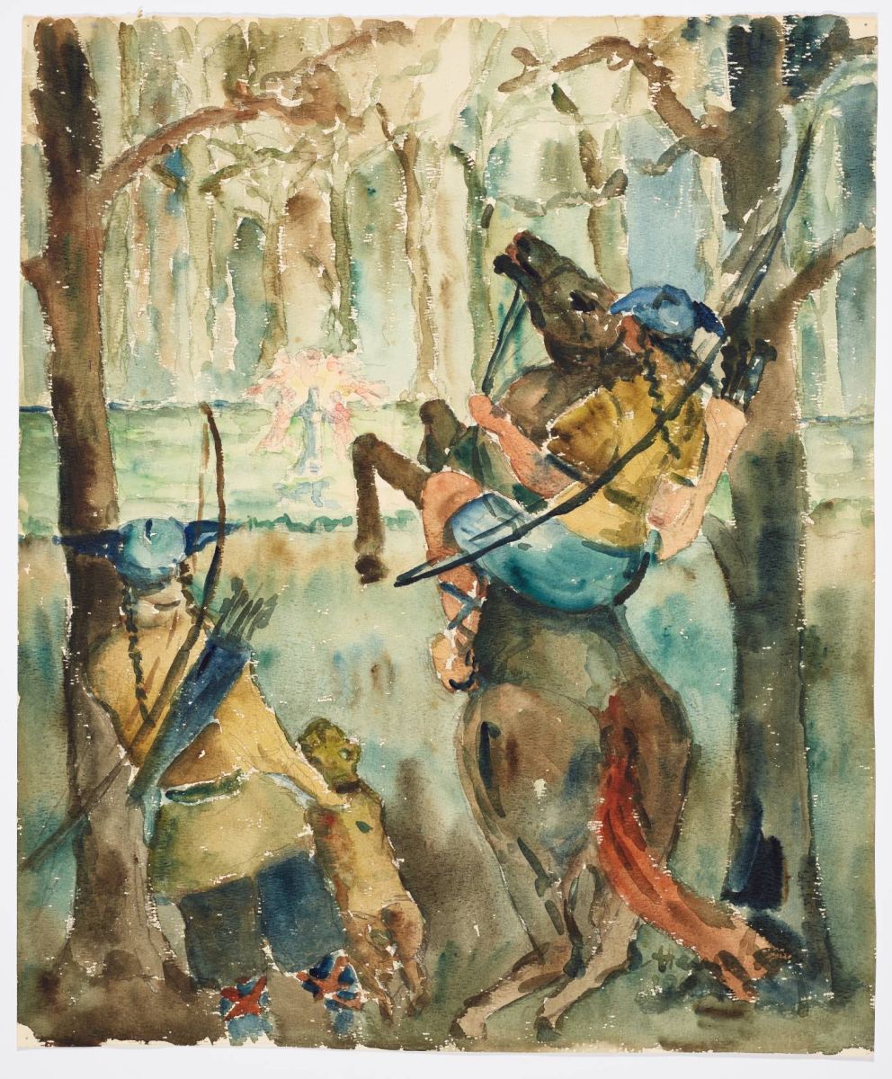 La légende de Sainte Aldegonde, Henri Boëz, 20e siècle