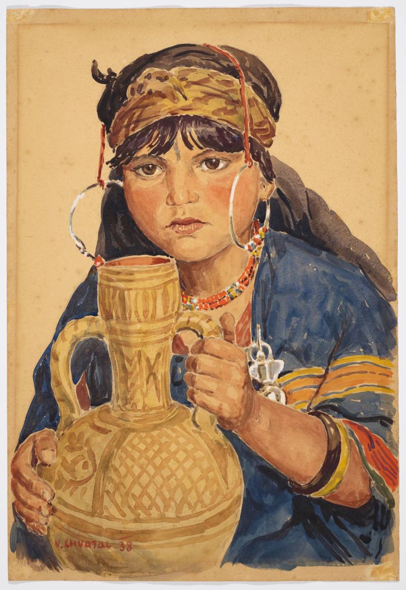 Algérie - Enfant nomade, Victor Chvatal, 1938