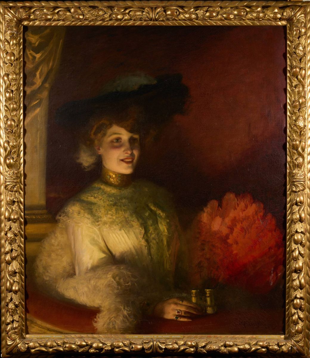 La dame à la loge#Portrait de Madame ROSSET-GRANGER (ancien titre)#La loge (ancien titre), Paul Édouard Rosset-Granger, 1900
