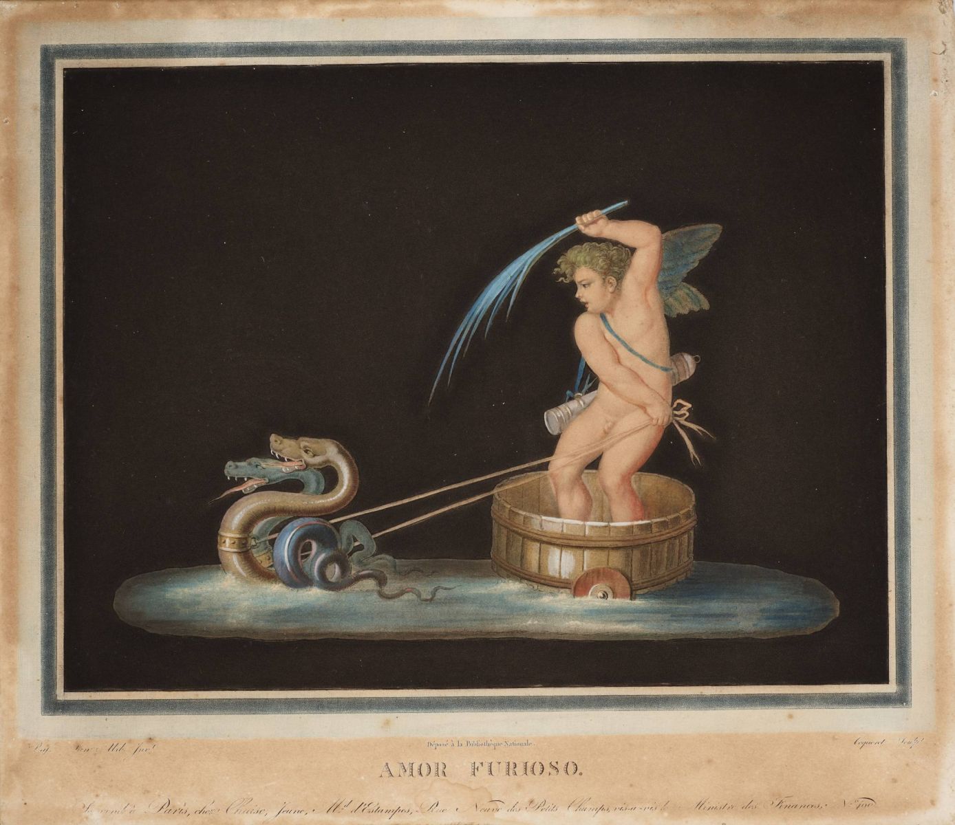 Amor Furioso, Pierre Charles Coqueret, 17e siècle