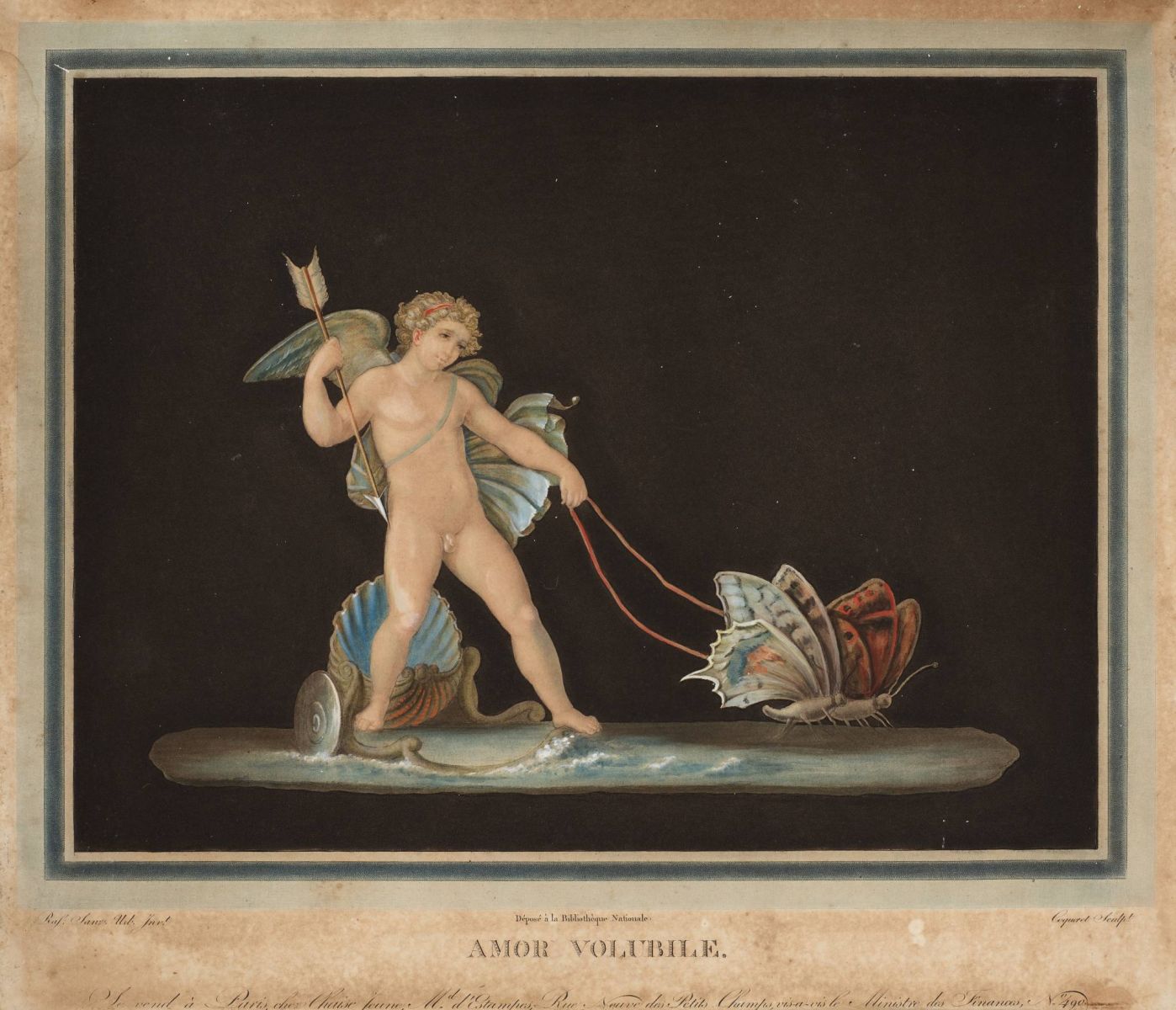 Amor Volubile, Pierre Charles Coqueret, 17e siècle