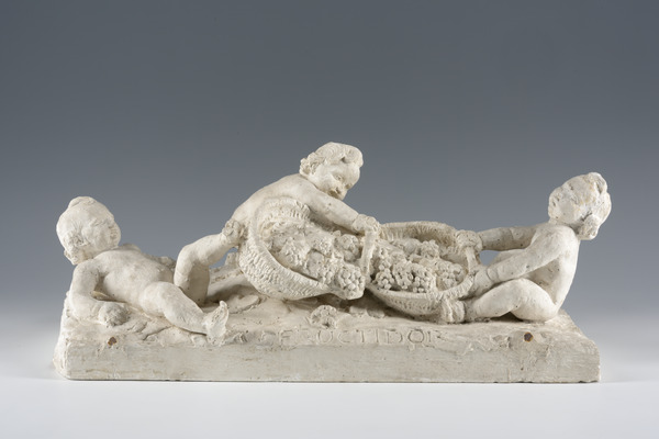Fructidor enfants aux raisins jouant, Henri Bouchard, s.d.