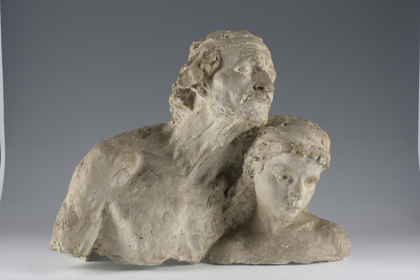 Double buste Oedipe et Antigone, Henri Bouchard, 1901