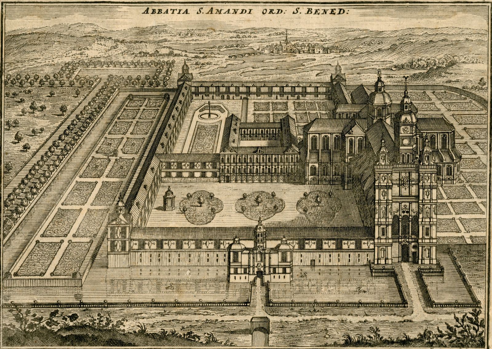 Abbatia S. Amandi Ord : S.  Bened._0