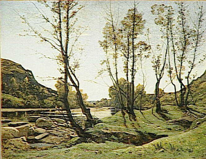 La vallée de l'Aumance, Henri Harpignies, 1875