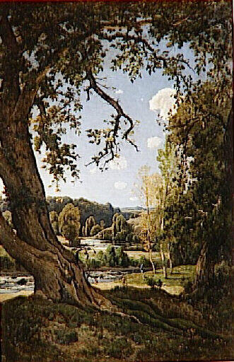 Le vieux noyer. Souvenir de l'Allier_0