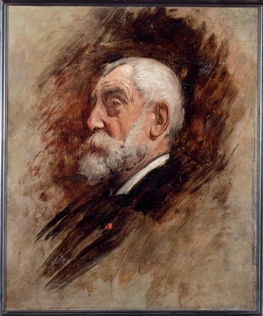 Portrait de Henri Harpignies, Léon Bonnat, 19e siècle