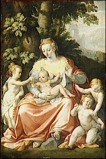 La Charité, Cornelis Cornelisz, 2e moitié 16e siècle