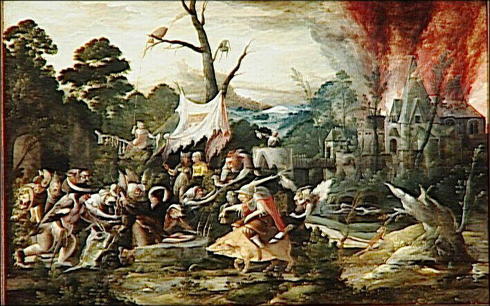 La tentation de saint Antoine, Jan Mandyn, 16e siècle