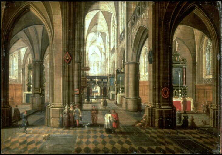 Intérieur de la cathédrale d'Anvers_0