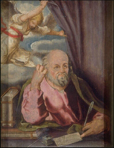 Saint Matthieu écrivant les Evangiles_0