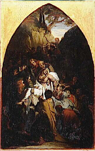 La Mise au tombeau de la Vierge, Alexandre Denis Abel De Pujol, 1819