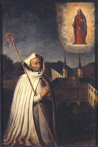 LA VIERGE APPARAISSANT A GUILLAUME DE WERCIN, 15EME ABBE DE VICOIGNE_0