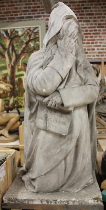 Père blanc pleurant, pour le Mausolée Lavigerie, Gustave Crauk, 1896-1899