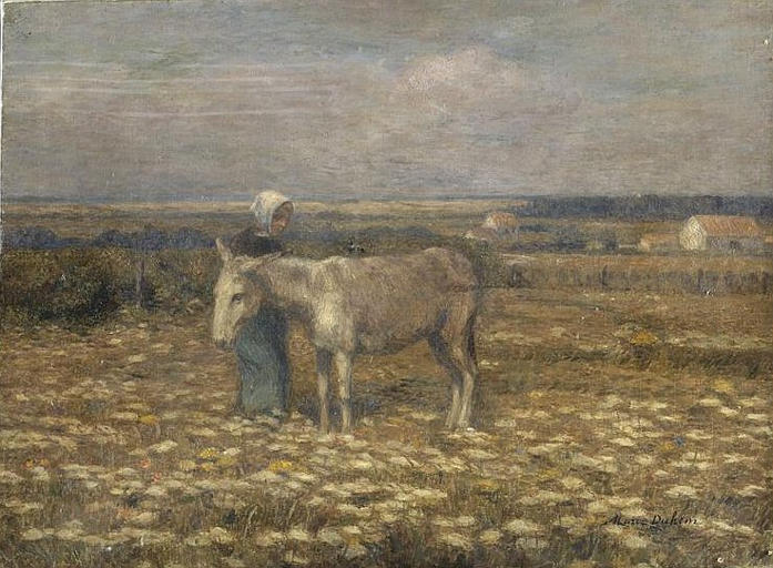 ane au pré, Marie Duhem, 19e siècle