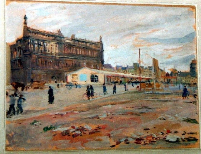 La Place d'Armes de Valenciennes en ruines_0