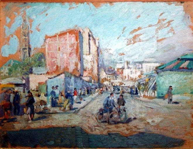 La Rue de Paris vue de la Place d'Armes_0